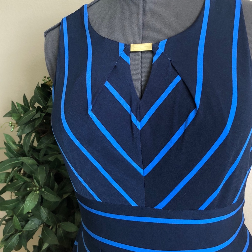 Liz Claiborne Navy & Royal Maxi Dress